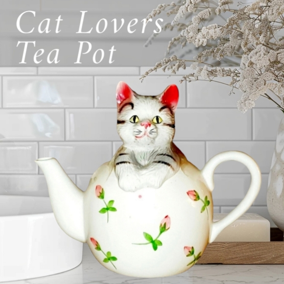 Other - Ceramic Cat Tea Pot